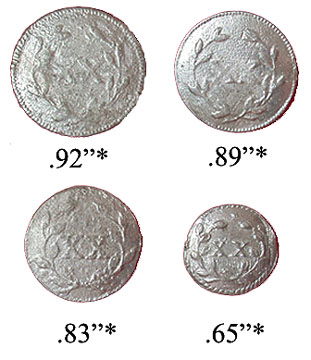 20th Regt Buttons
